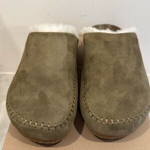 Jenni Kayne Shearling Moc Clog Laurel